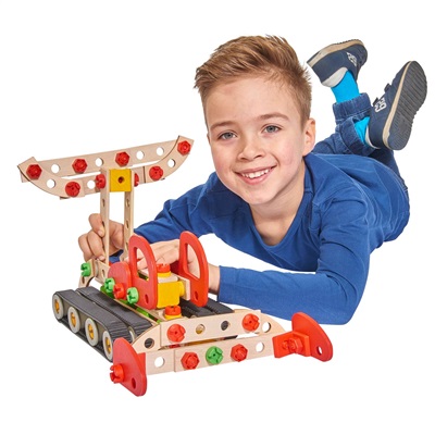 Byg arbejds køretøjer med larvefødder