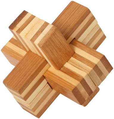 Djævlens knude - Bambus IQ puslespil