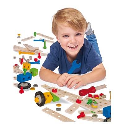 Eichhorn 39024 - træ byggesæt  75 dele